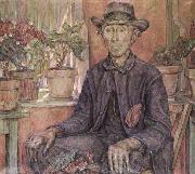Robert Reid The Old Gardener Spain oil painting artist